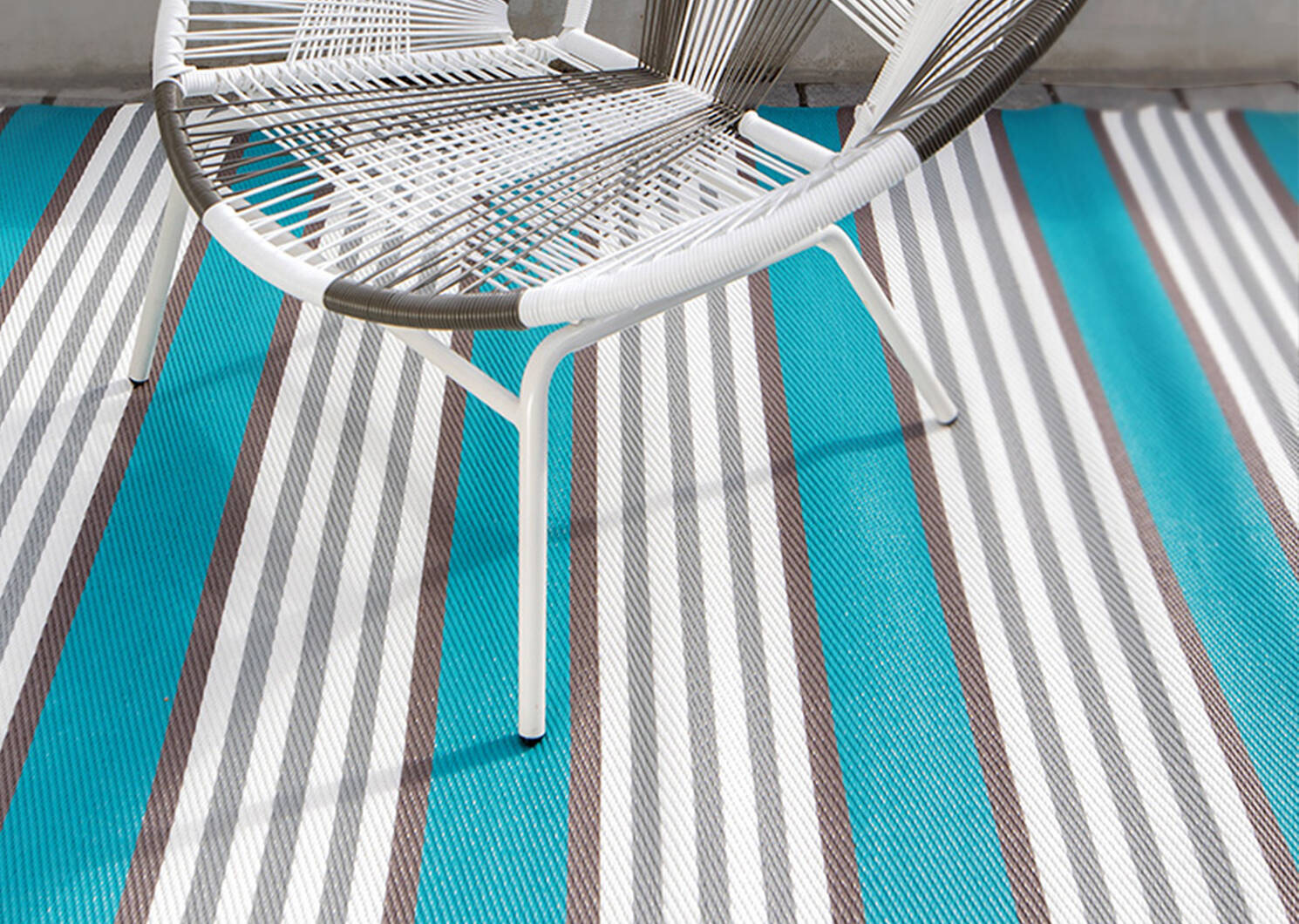 Bali Outdoor Rug 108x144 Stripe Harbo