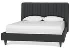 Abbott Bed -Easton Charcoal, QUEEN