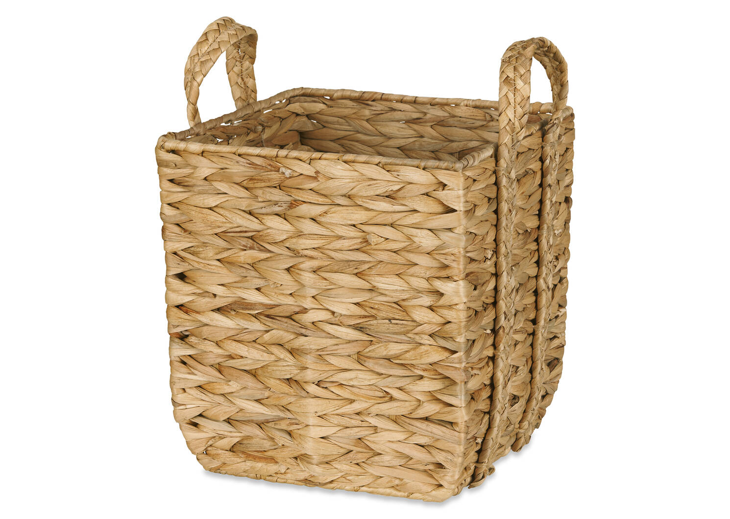 Petit panier carré Constanza naturel