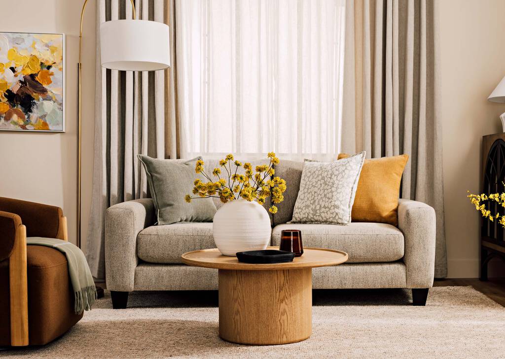 Bronx Apartment Sofa -Fairfax Almond