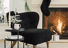 Fauteuil Emmy -Woolly noir