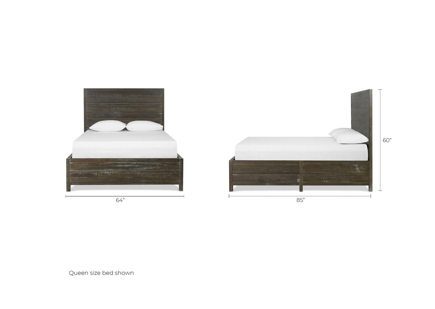 Wessex Bed -Harbour Gunmetal