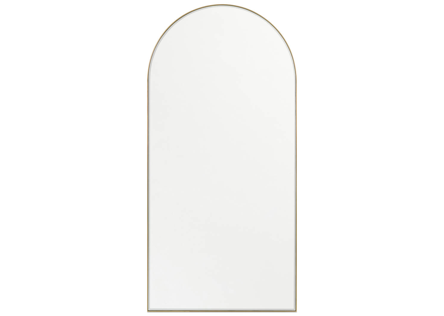 Erika Arched Leaner Mirror Brass
