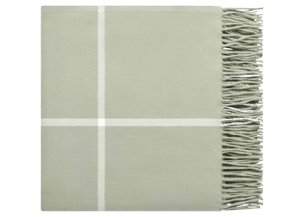 Sabena Striped Throw Seagrass/Ivory