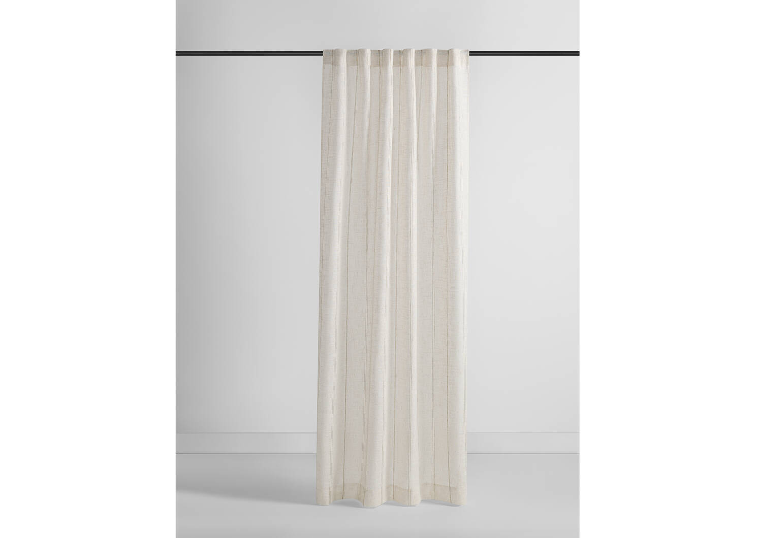 Kolter Sheer Striped Curtain 96 Ivory