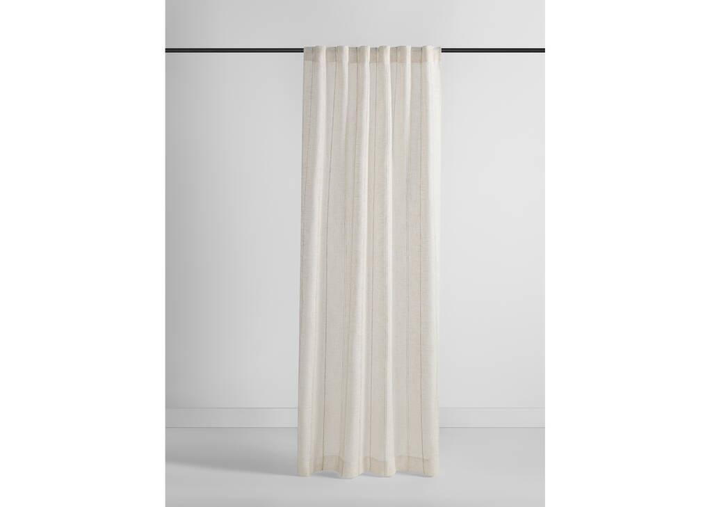 Kolter Sheer Striped Curtain 96 Ivory