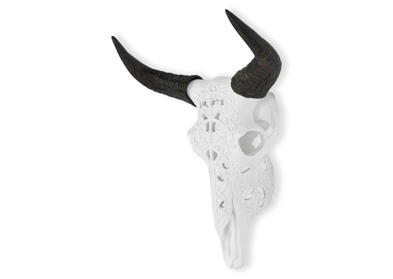 Jerri Bull Wall Decor White