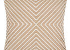 Coussin Fischer 20x20 naturel/savane