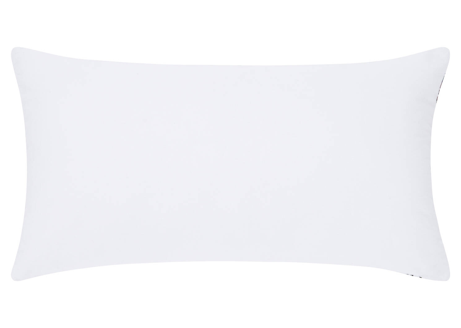 Coussin Spirited 12x22 blanc/sauge/rose