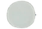 Coussin rond en coton Faria bleu glacé