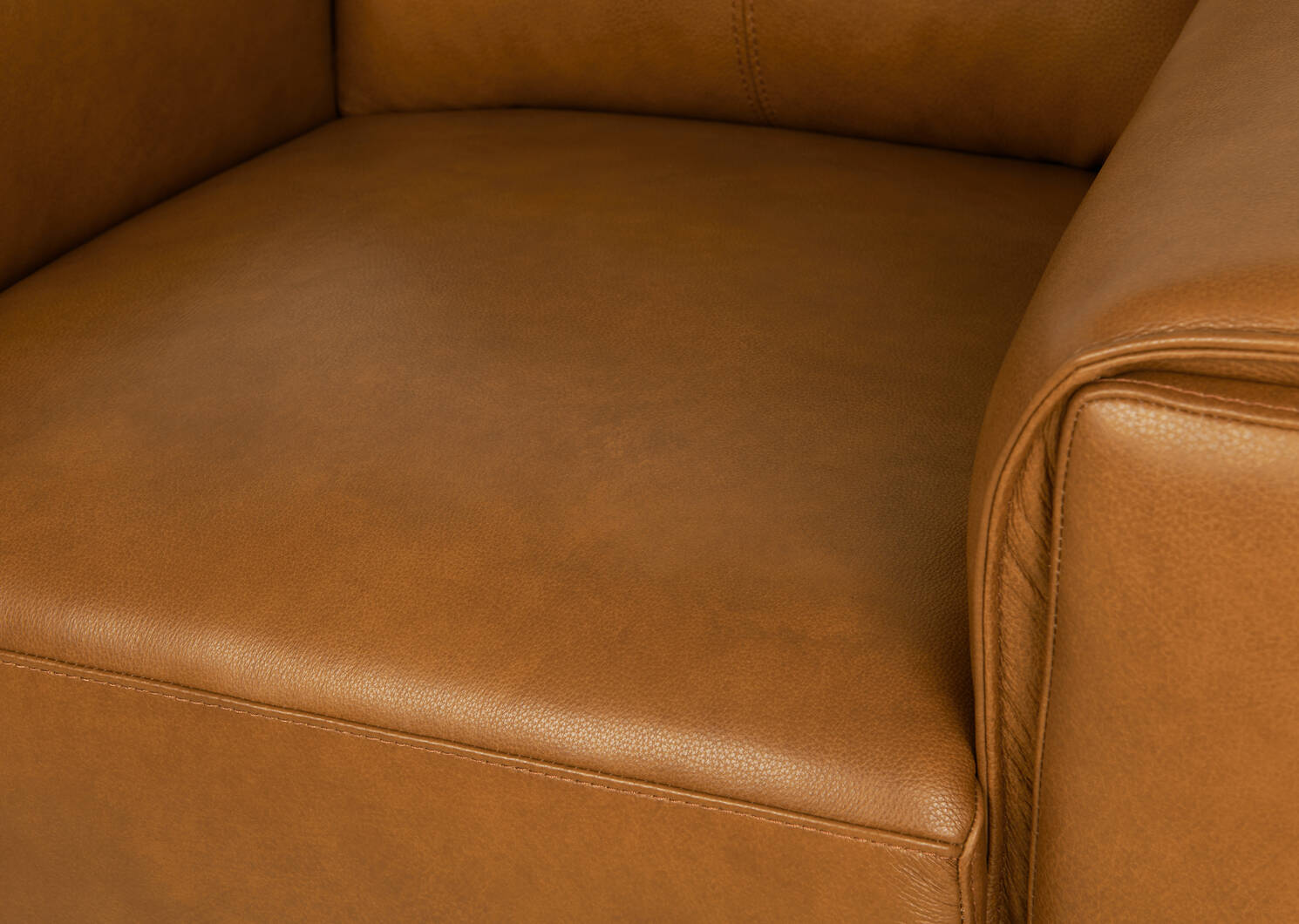 Alton Leather Armchair -Mira Cognac