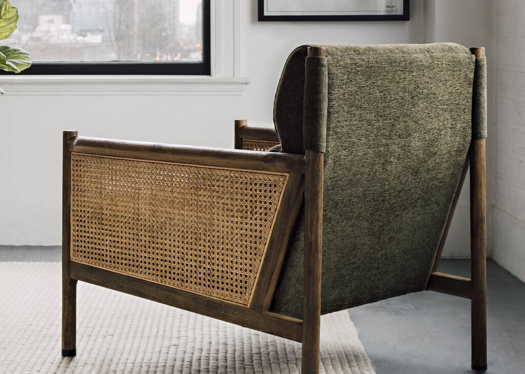 Fauteuil Harlow -Rale olive