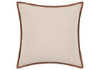 Lois Cotton Pillow 20x20 Ivory/Tan