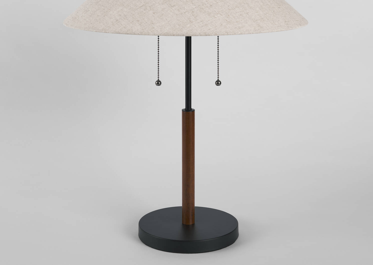 Cayley Table Lamp Walnut/Black
