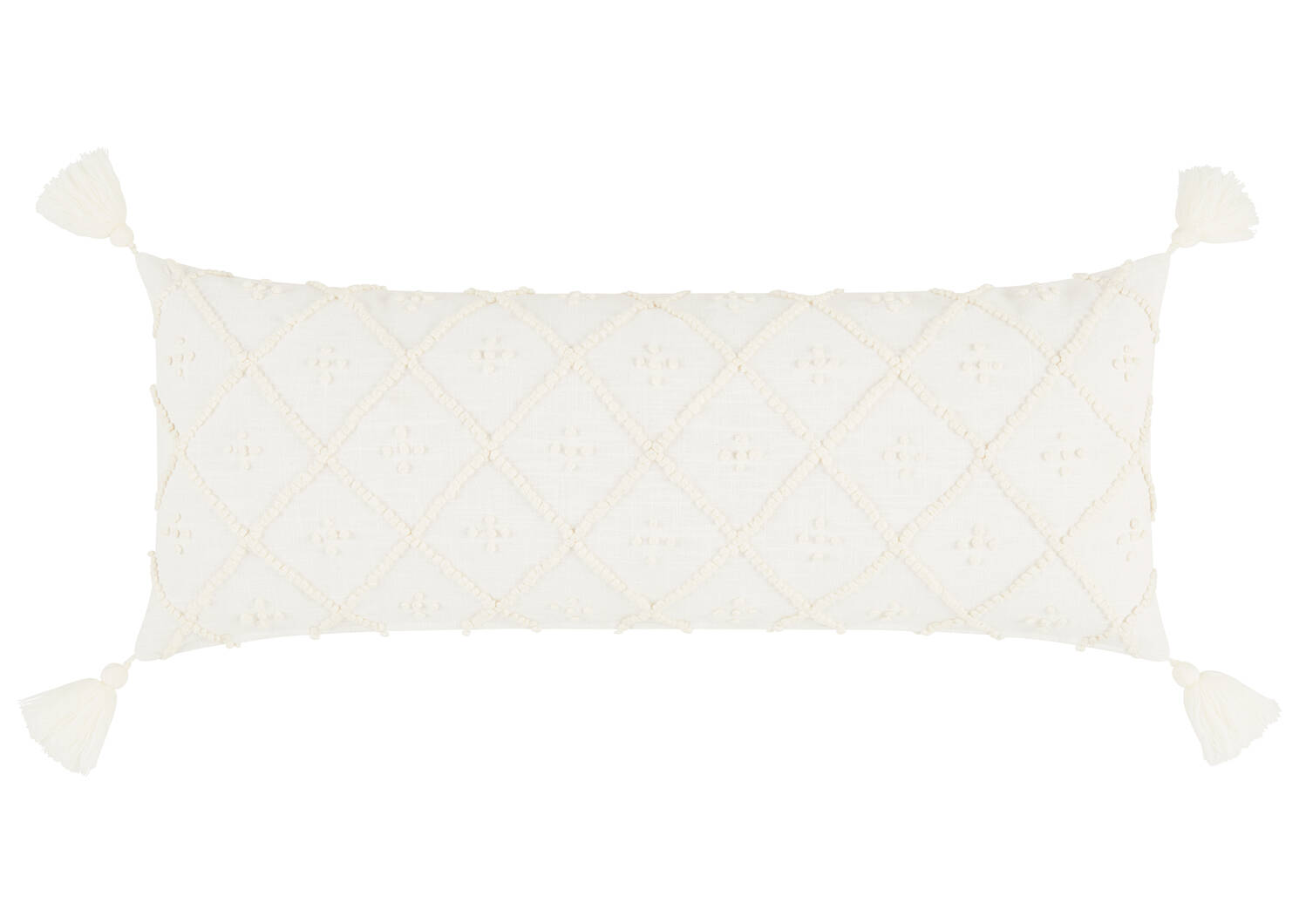 Ava Pillow 14x36 Ivory