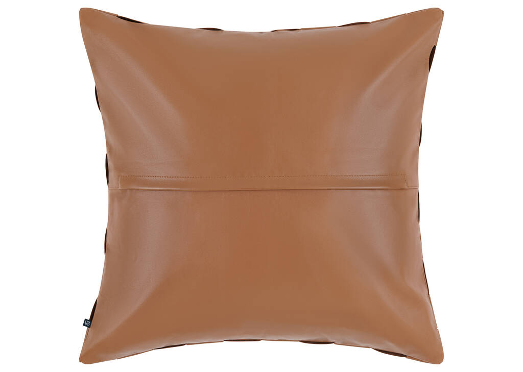 Quinn Leather Pillow 20x20 Cognac