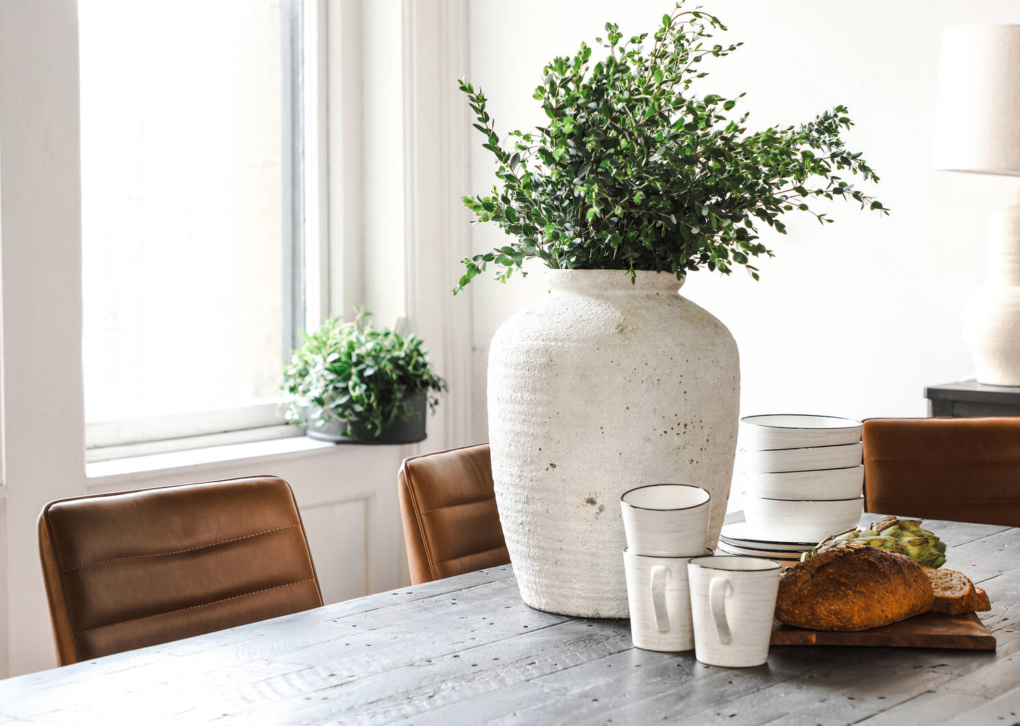 Petit vase Carmina blanc