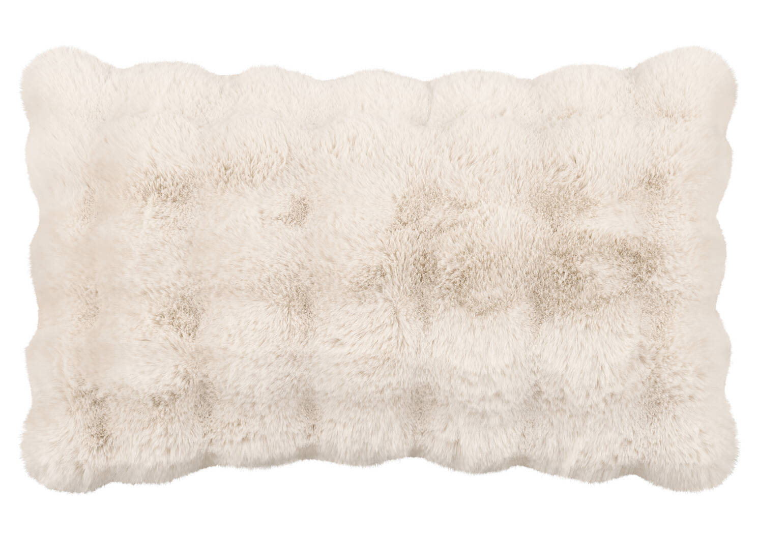 Zoey Faux Fur Pillow 14x24 Oyster