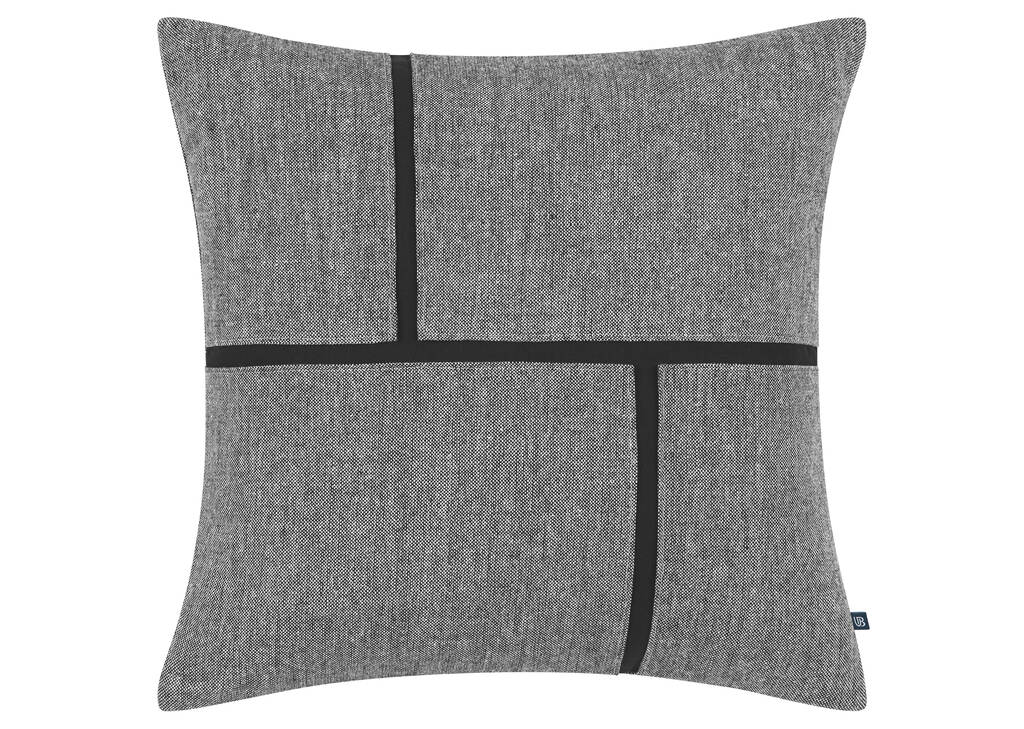 Cecile Pillow 20x20 Grey/Black