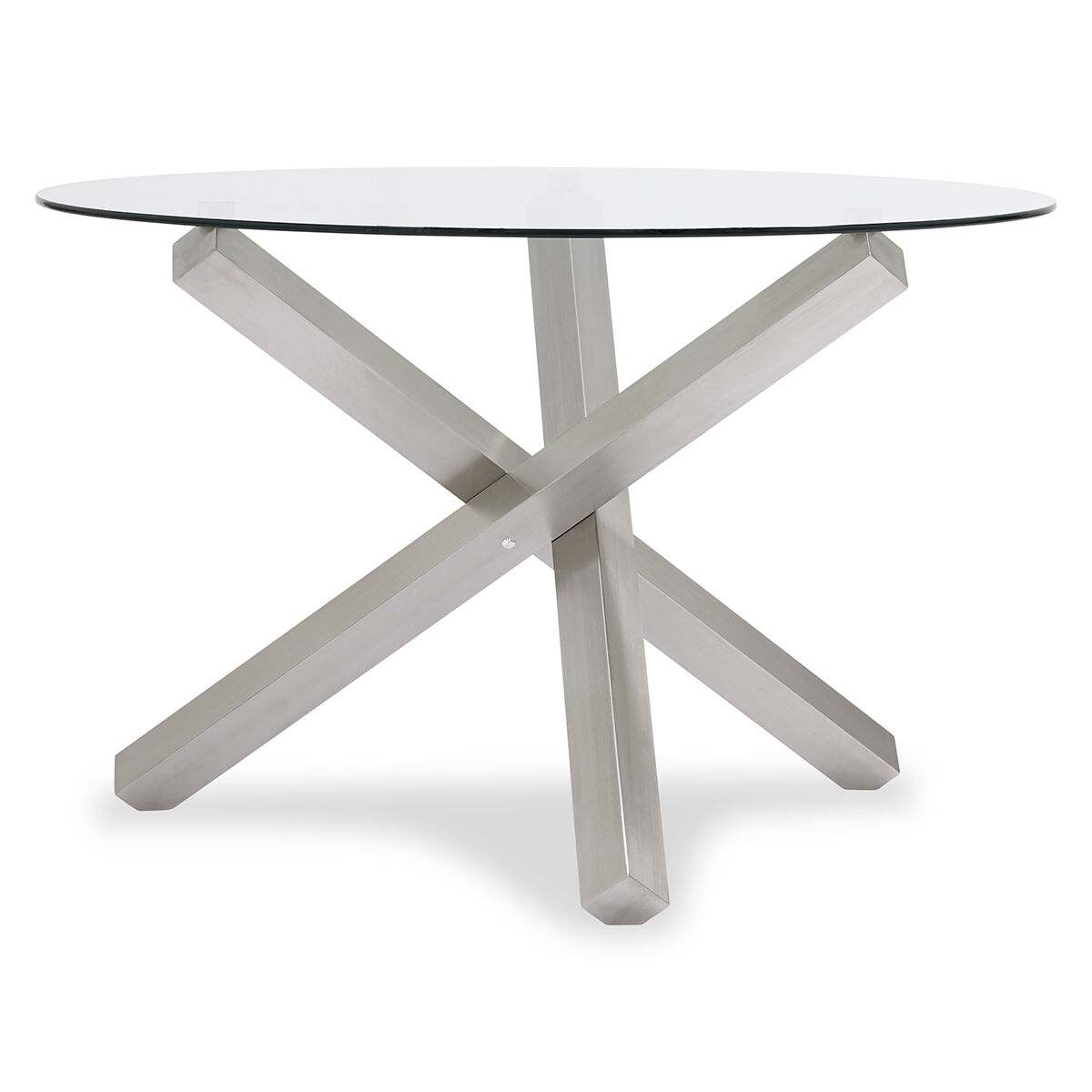 Urban barn store glass dining table