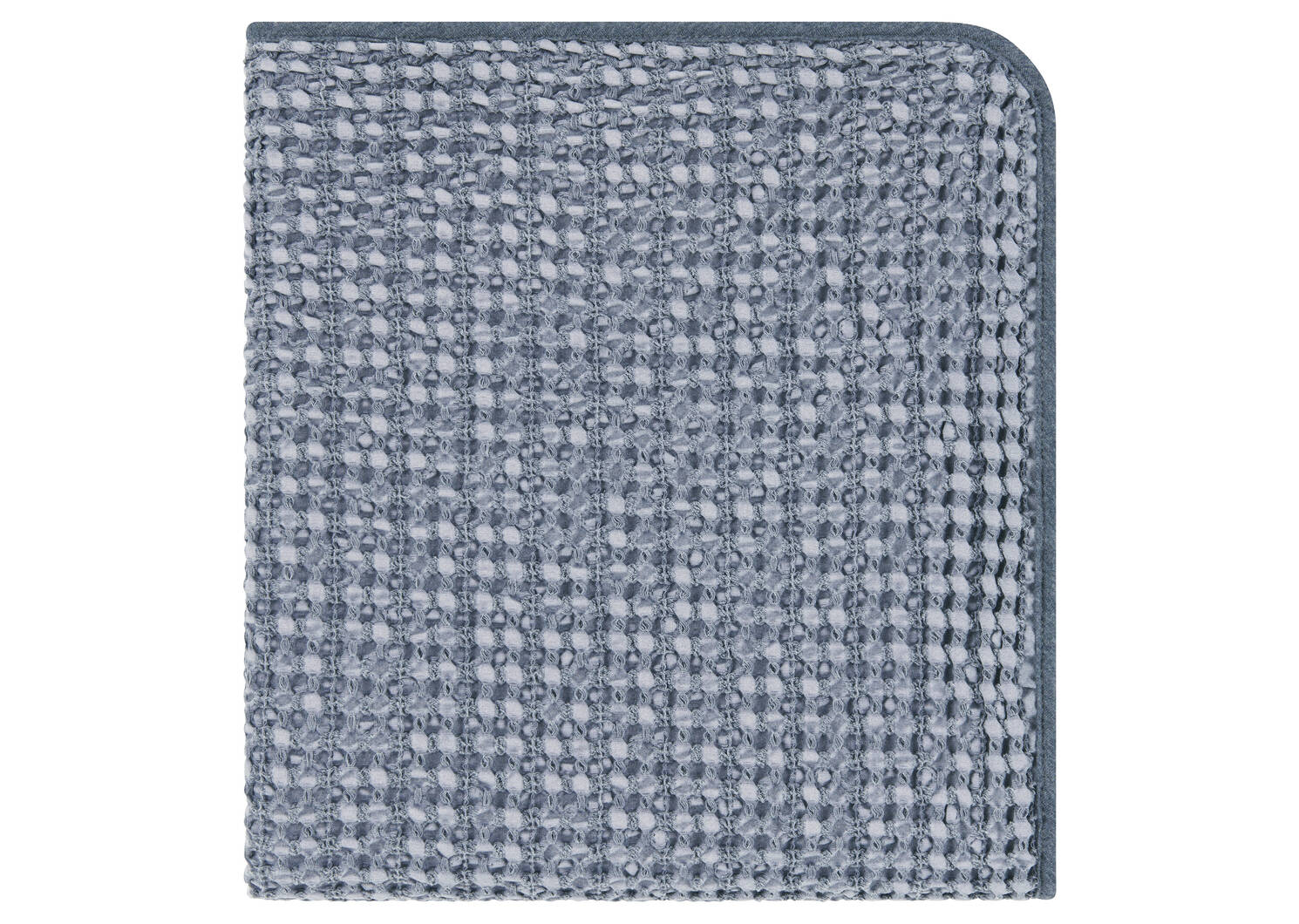 Carlin Cotton Waffle Throw Sea Blue