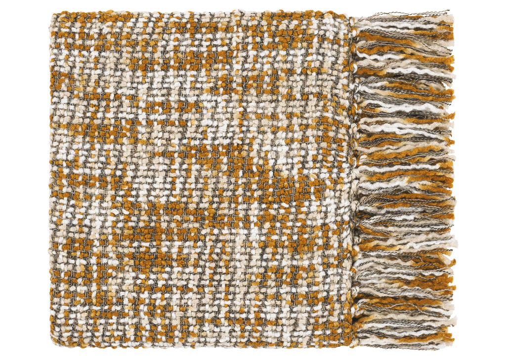 Betina Throw Ivory/Marigold