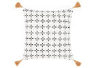 Sahana Toss 20x20 Ivory/Black/Goldfie