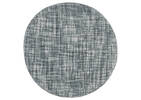 Elba Pouf Blue/Ivory