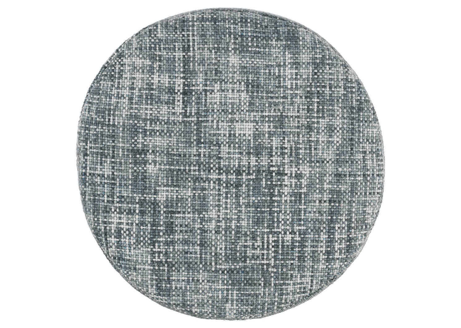 Elba Pouf Blue/Ivory