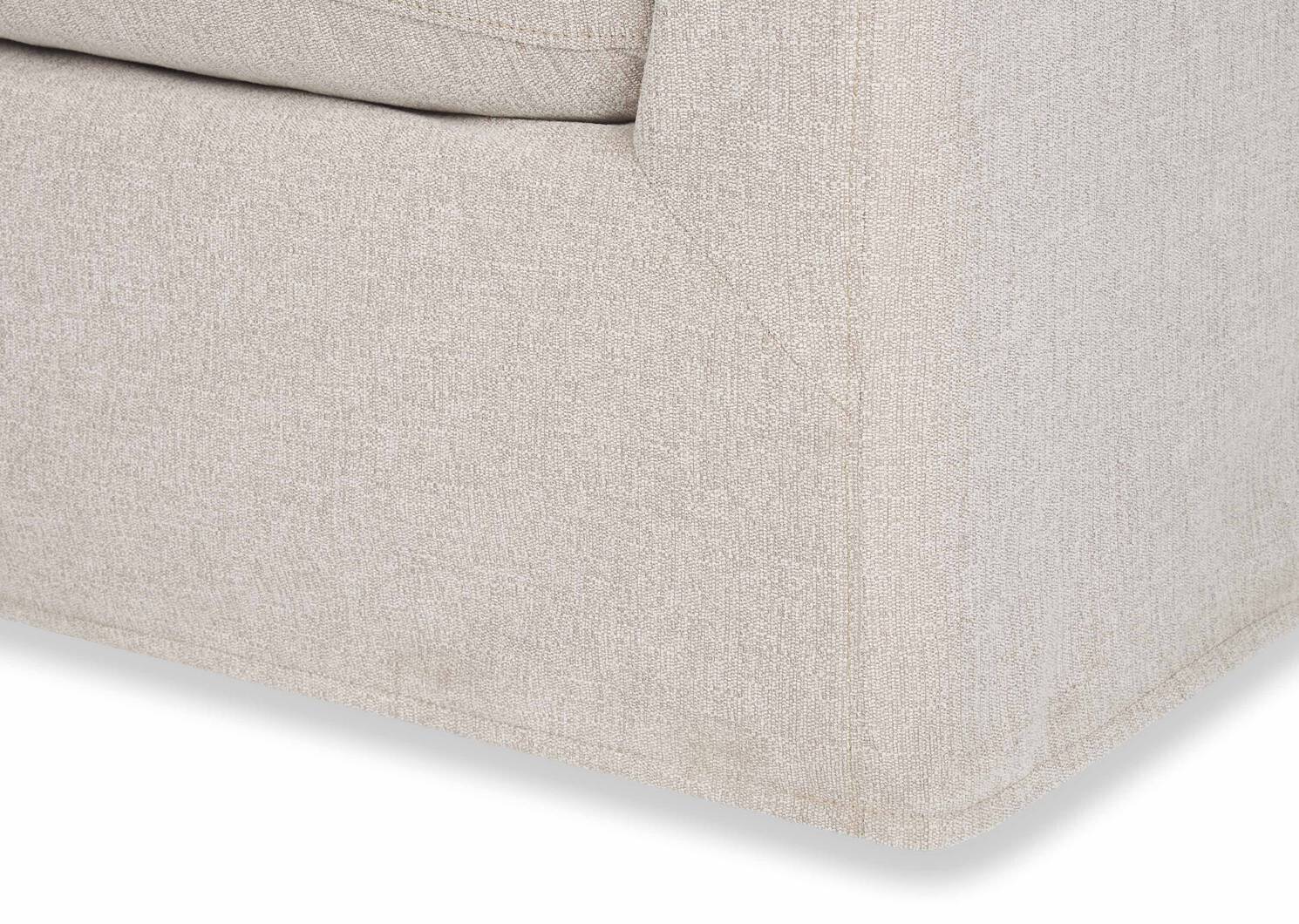 Seneca Slip Cover Sofa -Rogen Stone