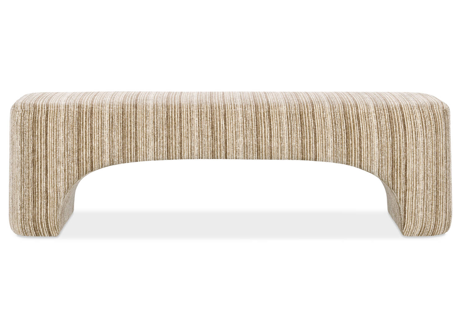 Banc rembourr&eacute; Frida, g lit -Percy moka