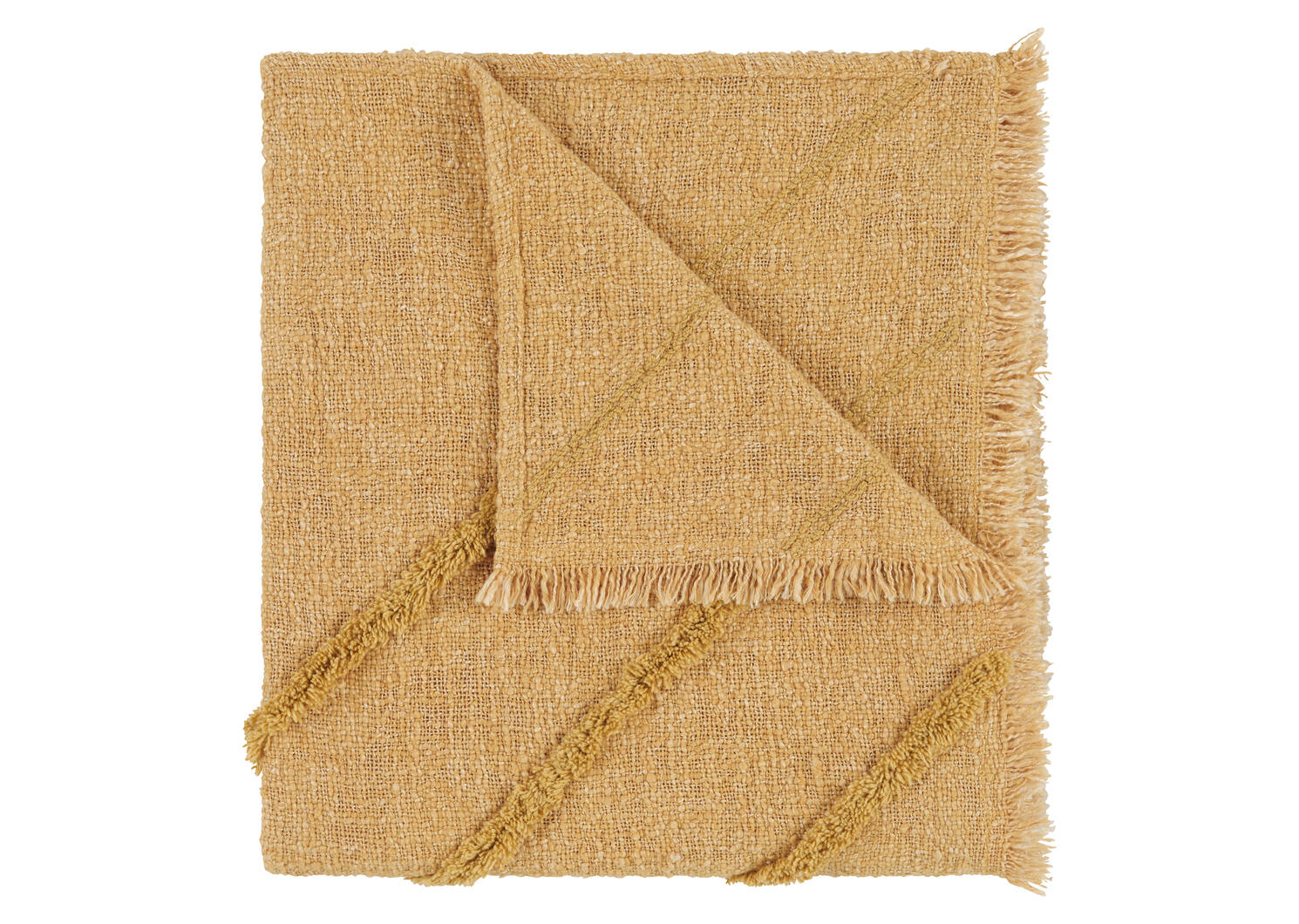 Capstone Tufted Throw Amber