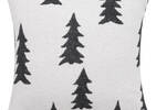 Coussin arbre McDougall 20x20 charb./iv