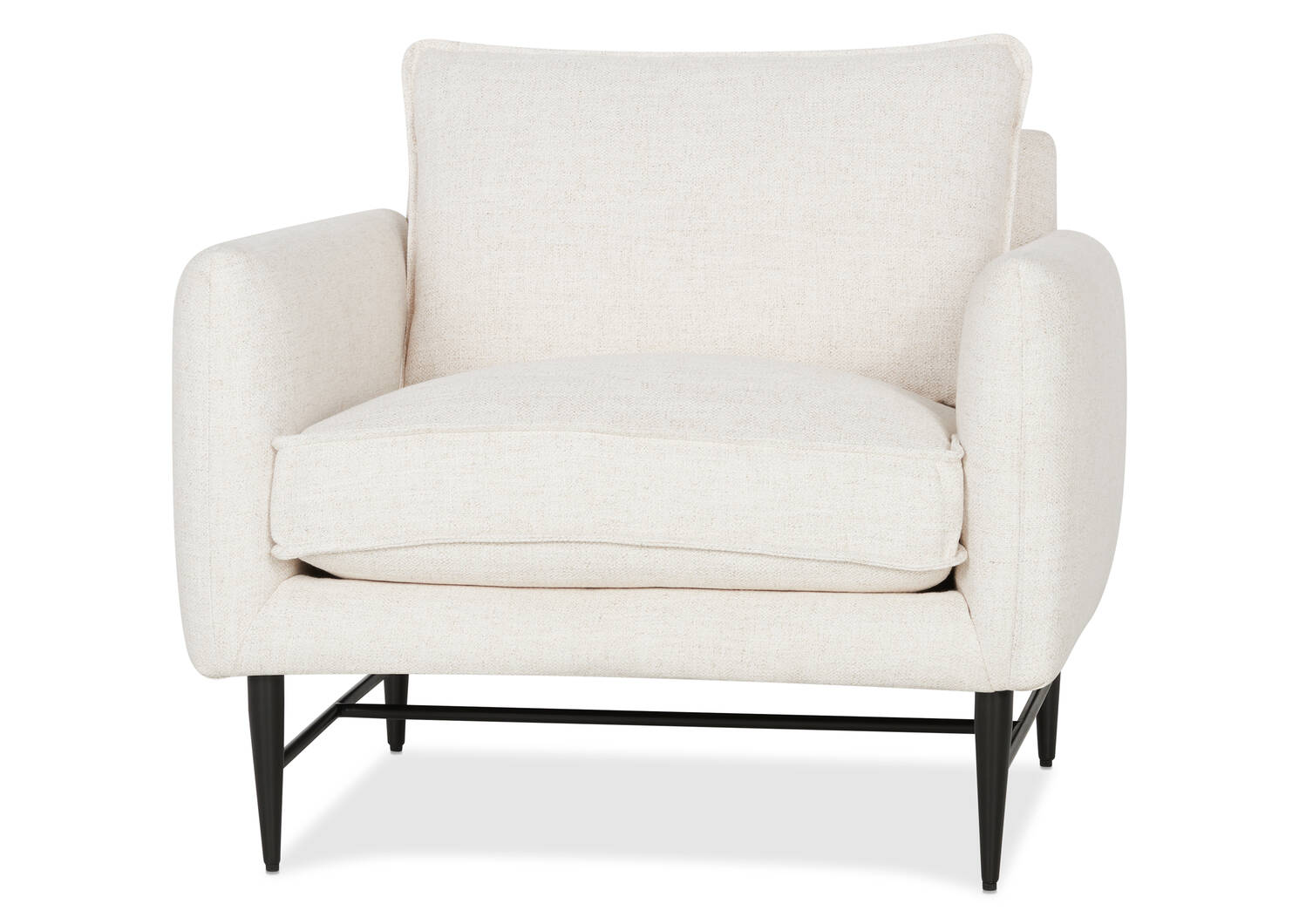 Fauteuil Odette -Wyn ivoire