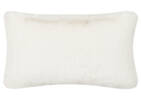 Cate Faux Fur Pillow 14x24 Ivory