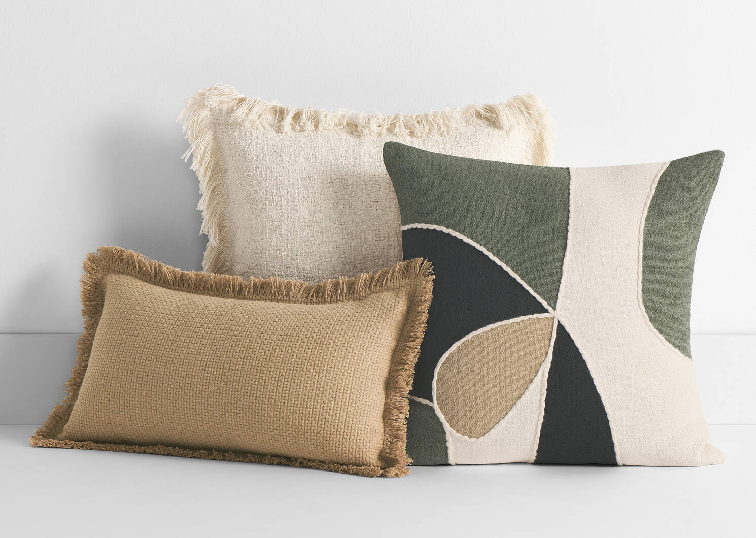 Funky Fringe Pillow Set