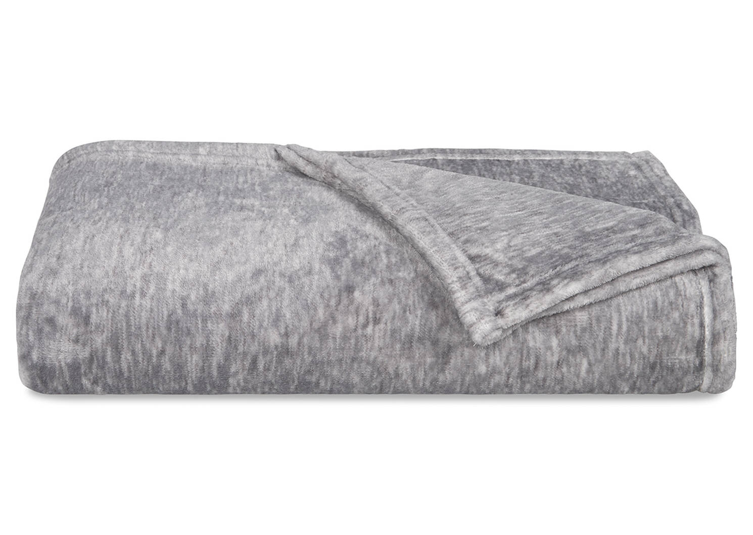 Jeté Cozy Lux gris argenté multi