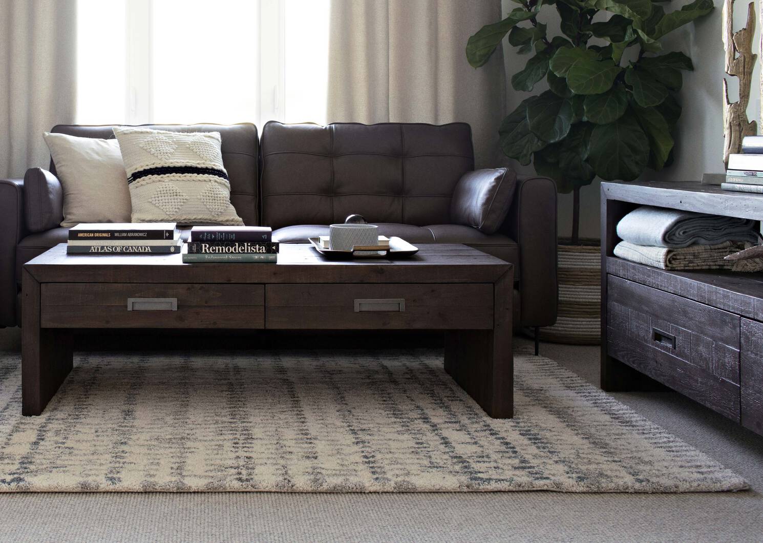 Stansfield Coffee Table -Waco Umber