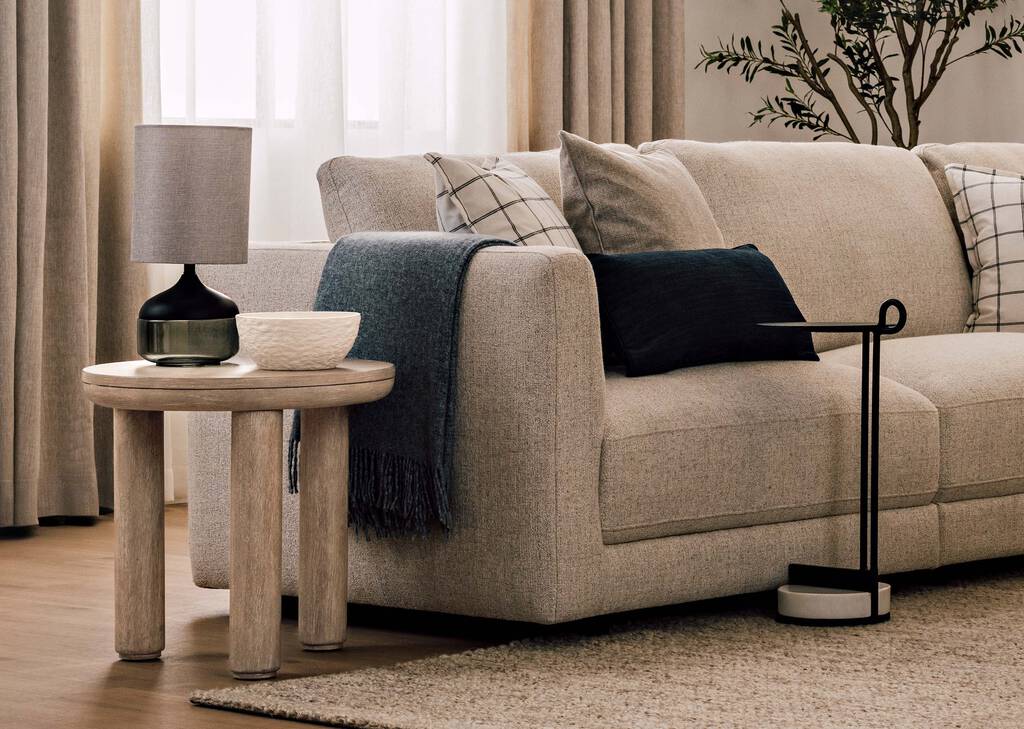 Bougie en pot Carara feu camp 3 m&egrave;c. bl