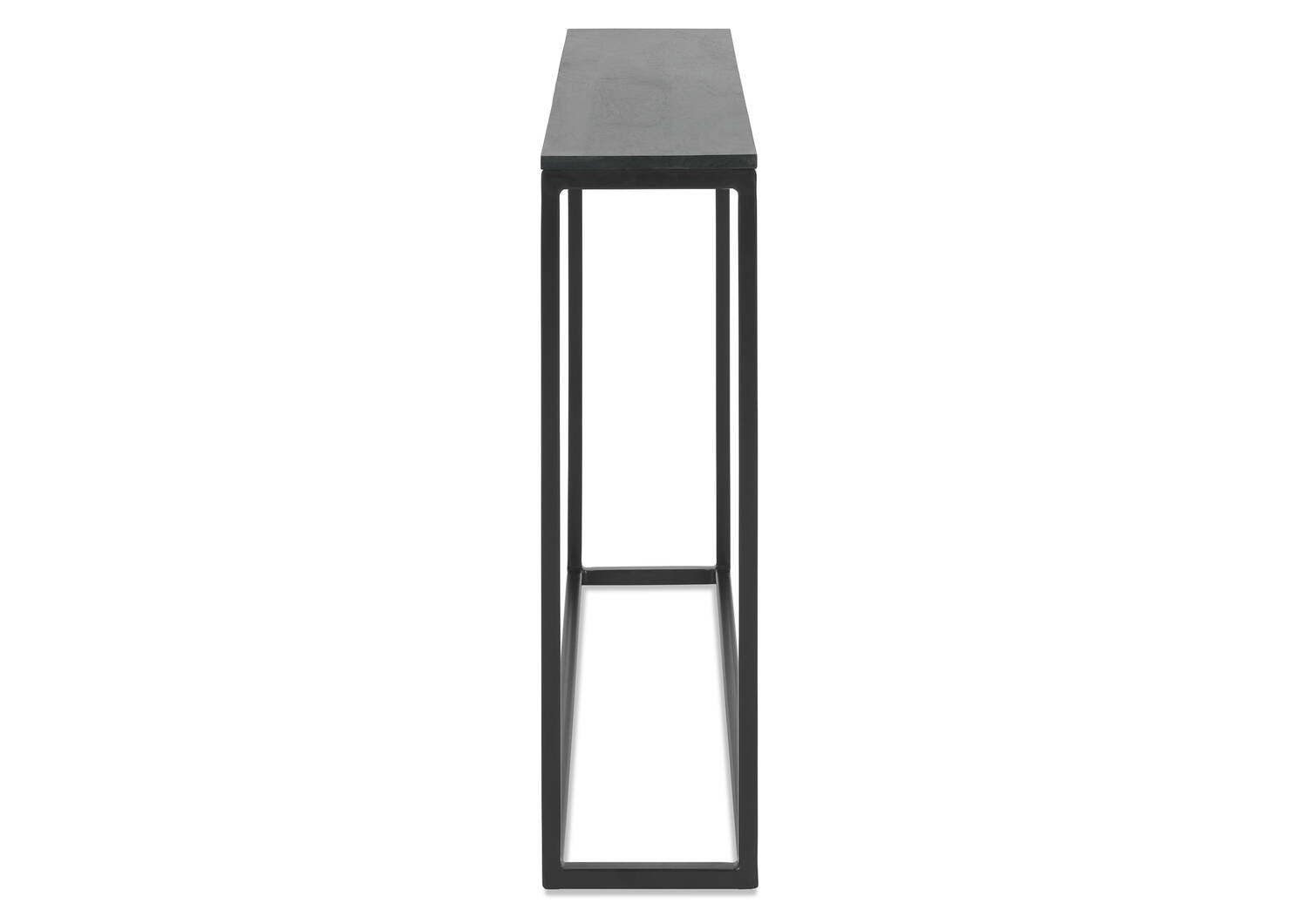 Crosby Narrow Console Table -Mango Black