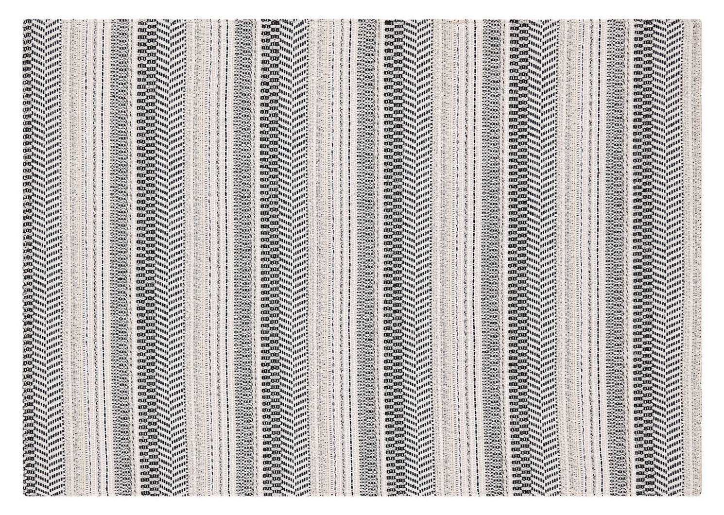 Jovie Stripe Placemat White/Atlantic