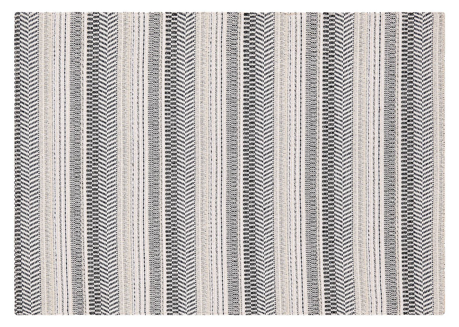 Jovie Stripe Placemat White/Atlantic