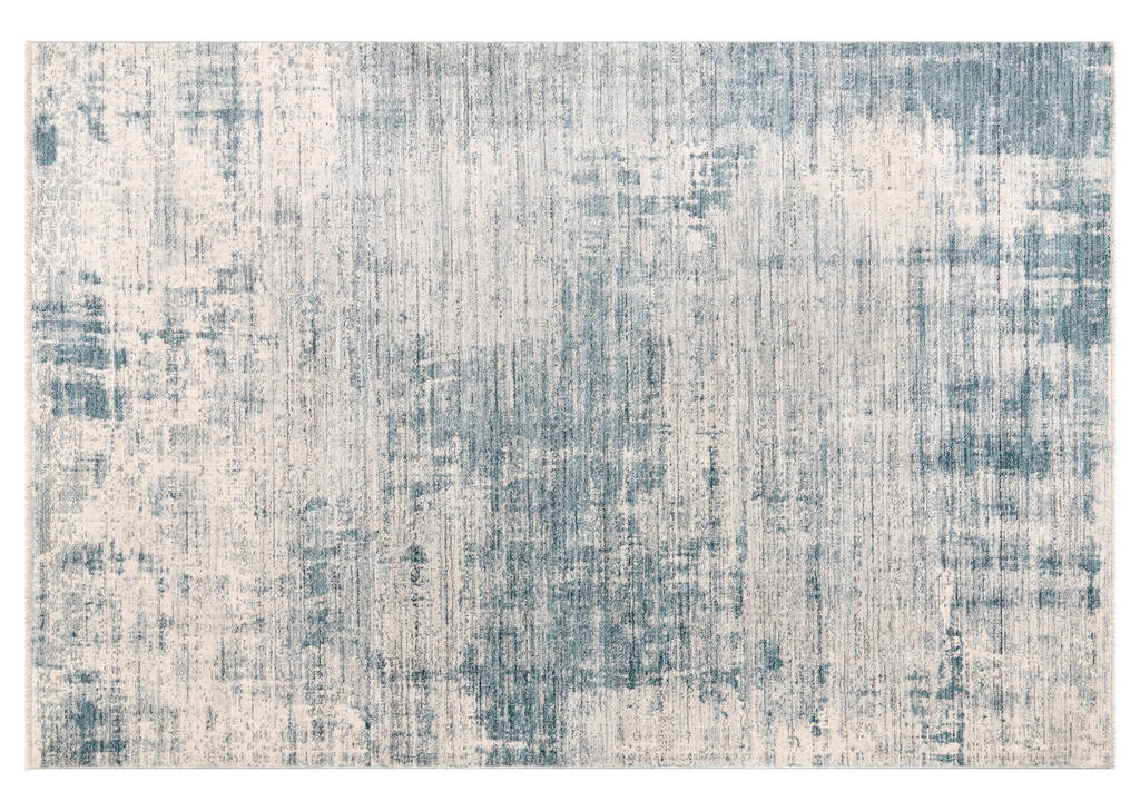 Tapis Williston 108x144 ivoire/bleu