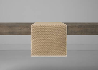 Bali Table Runner Natural/Ivory