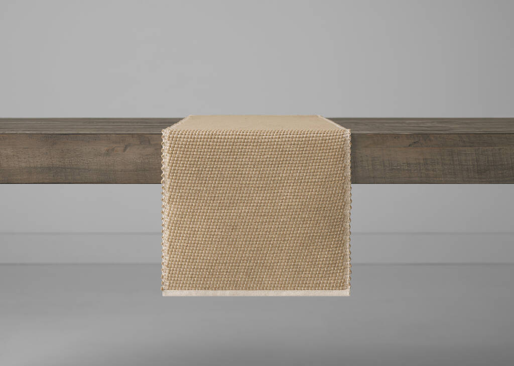 Bali Table Runner Natural/Ivory