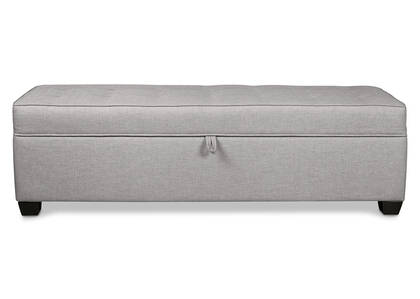 Vault Custom Storage Ottoman 40x18"