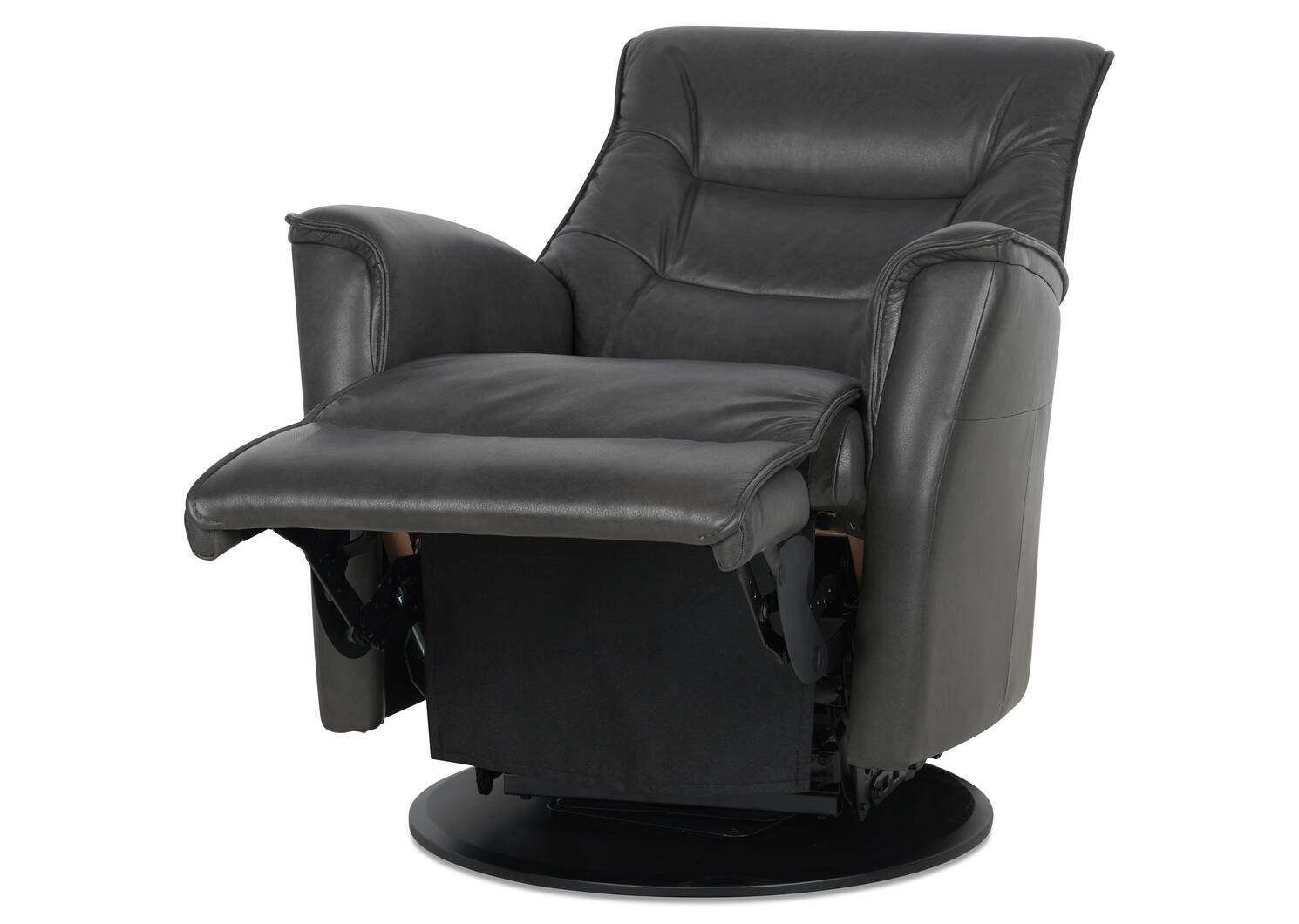 Fauteuil inc. cuir Paramount -Sol ard.