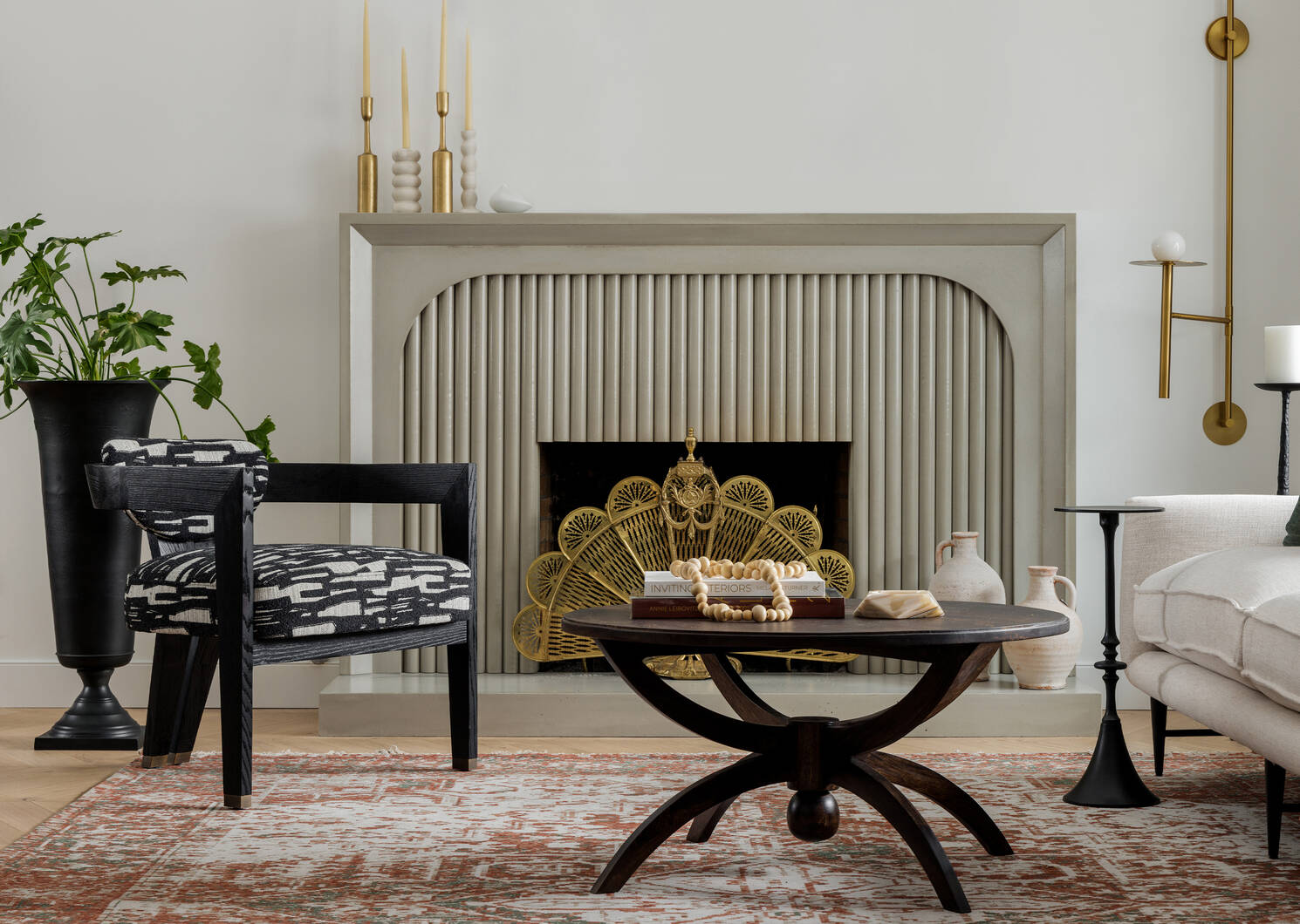 Table basse ronde Aly Velji