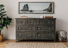 Parker 7 Drawer Dresser -Heron Grey