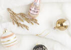 Ornement boule Palermo blanc
